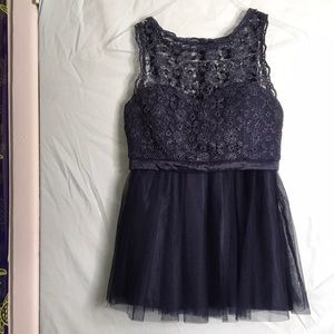 Two piece homecoming dress